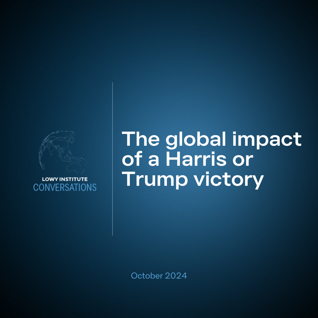 Conversations: The global impact of a Harris or Trump victory