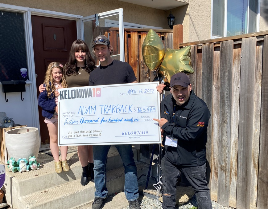 LISTEN: Adam Trarback won over $16,000 thanks to Kelowna10!