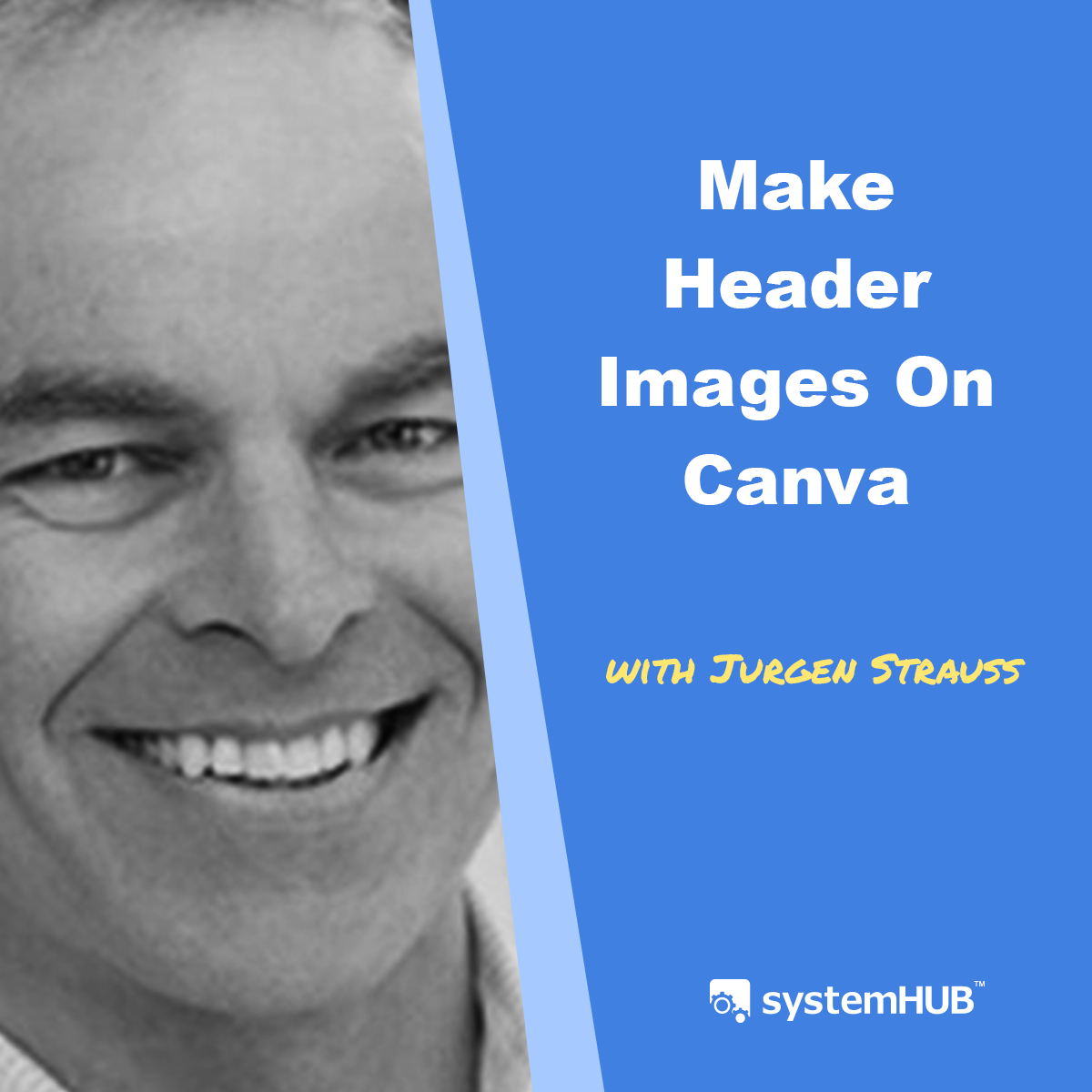Making Header Images on Canva with Jurgen Strauss