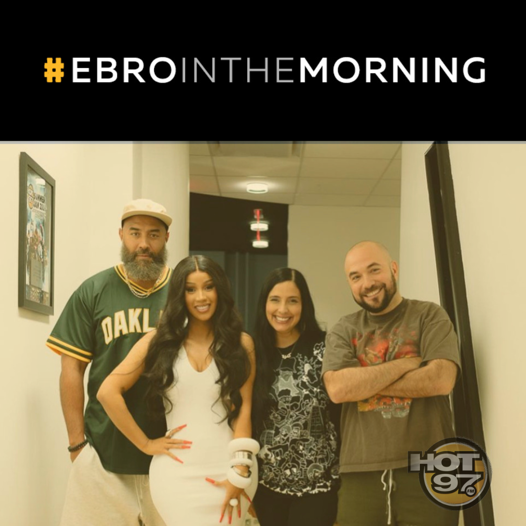 Cardi B Joins Ebro In the Morning Talking Takeoff, Megan Thee Stallion, Motherhood, WWE + 'Bongos'