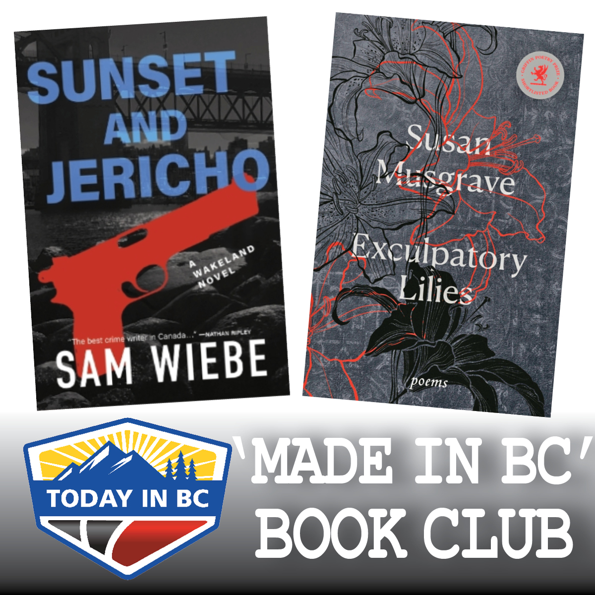 Award winning authors Susan Musgrave and Sam Wiebe talk about their latest books