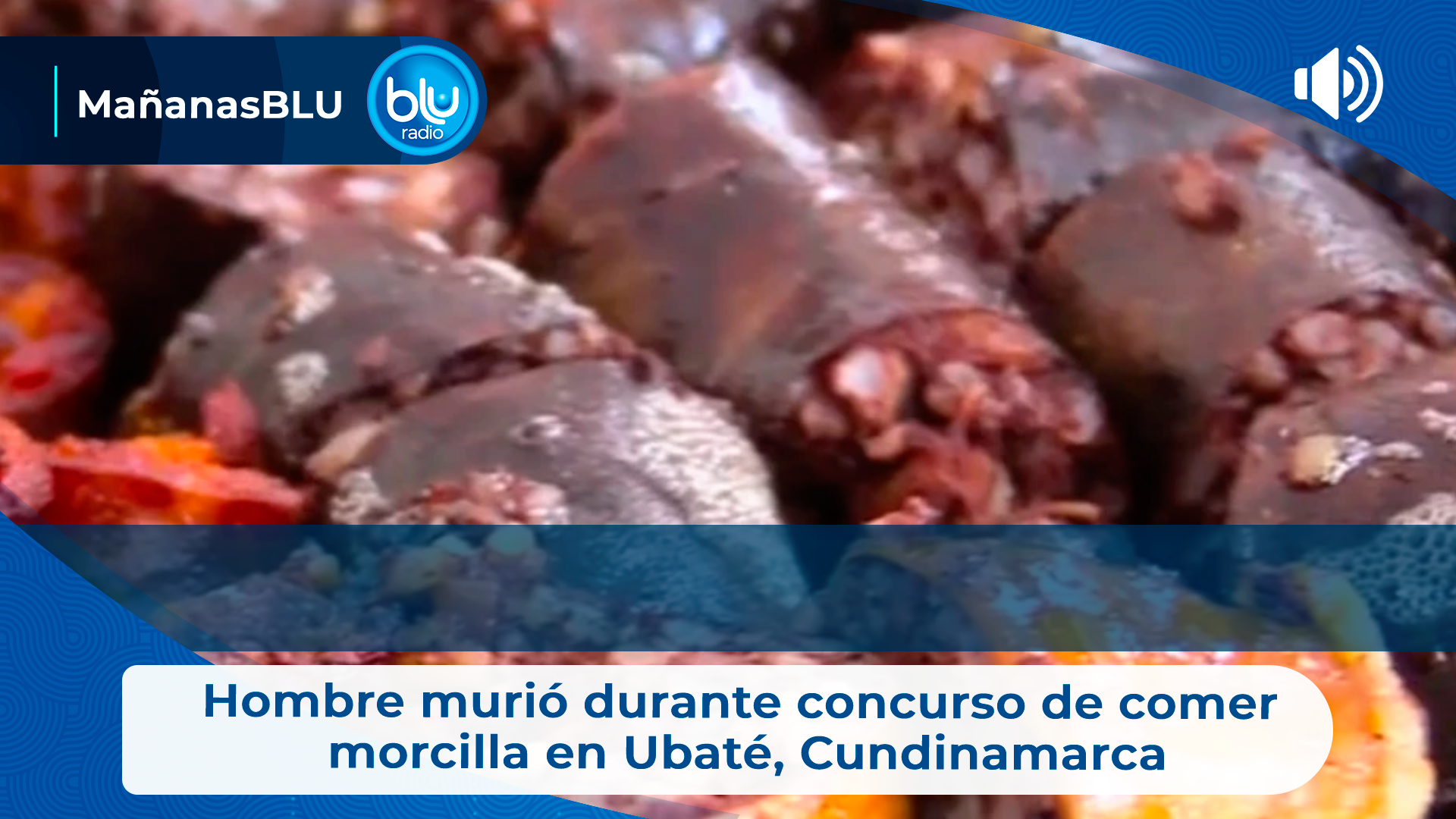 Hombre murió durante concurso de comer morcilla en Ubaté, Cundinamarca