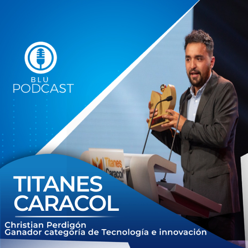 El ganador de la categoría Tecnología e innovación: Christian Perdigón