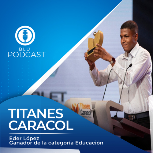 Eder López es Titán Caracol en categoría Educación, por su trabajo en Tumaco