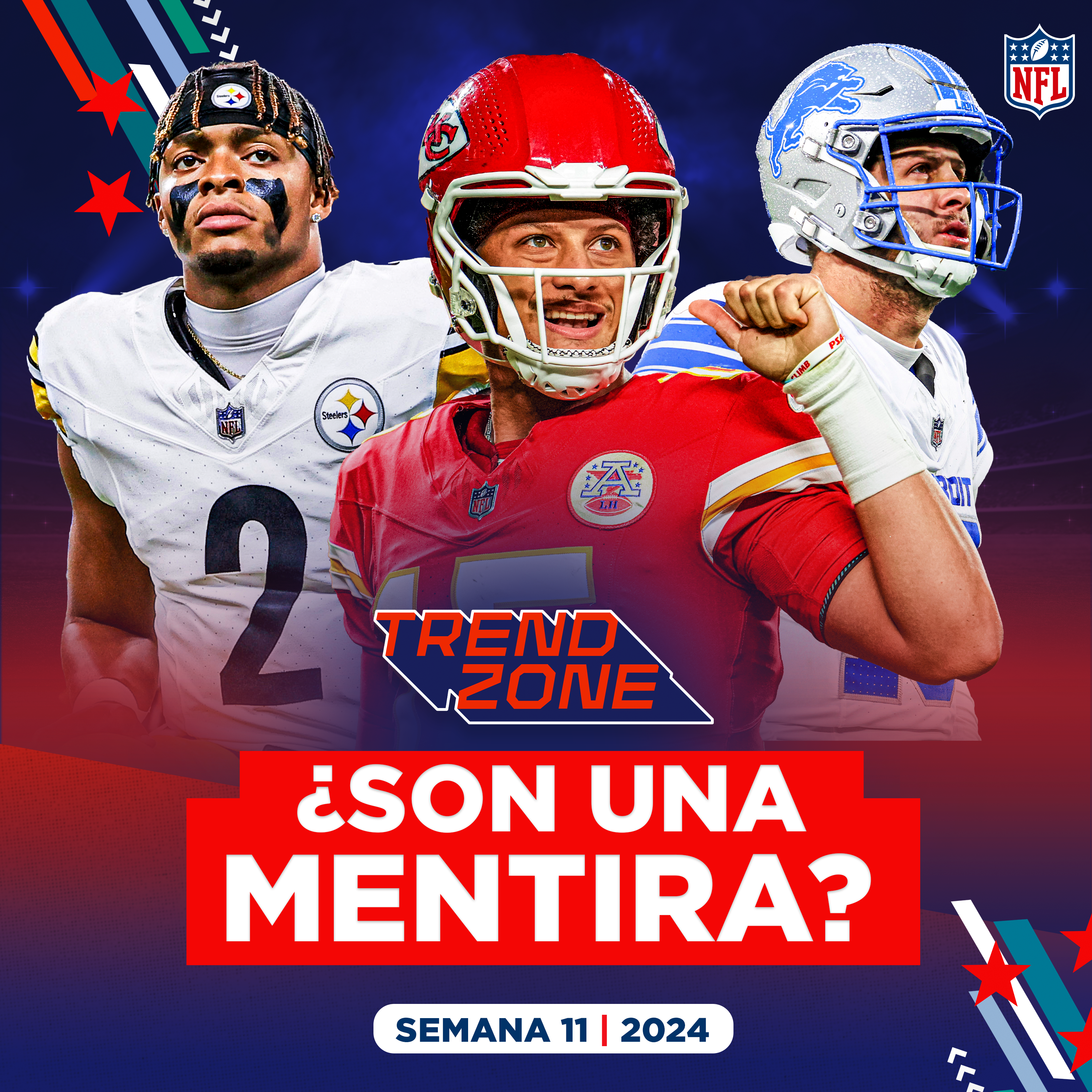 Chiefs y Lions ¿con suerte de CAMPEONES?; Steelers no deja de GANAR; cambios de QB en varios equipos