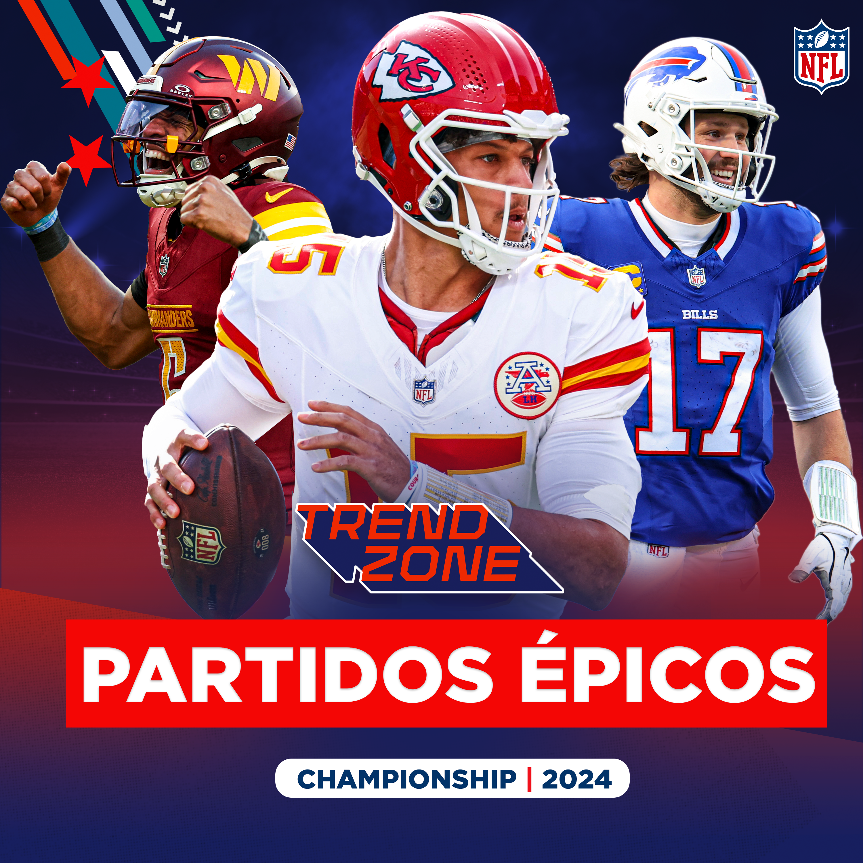 Imagen de Allen mostró TAMAÑOS y Lamar FRACASÓ; Mahomes con POLÉMICA; Jayden, novato DE ORO; Saquon, IMPARABLE