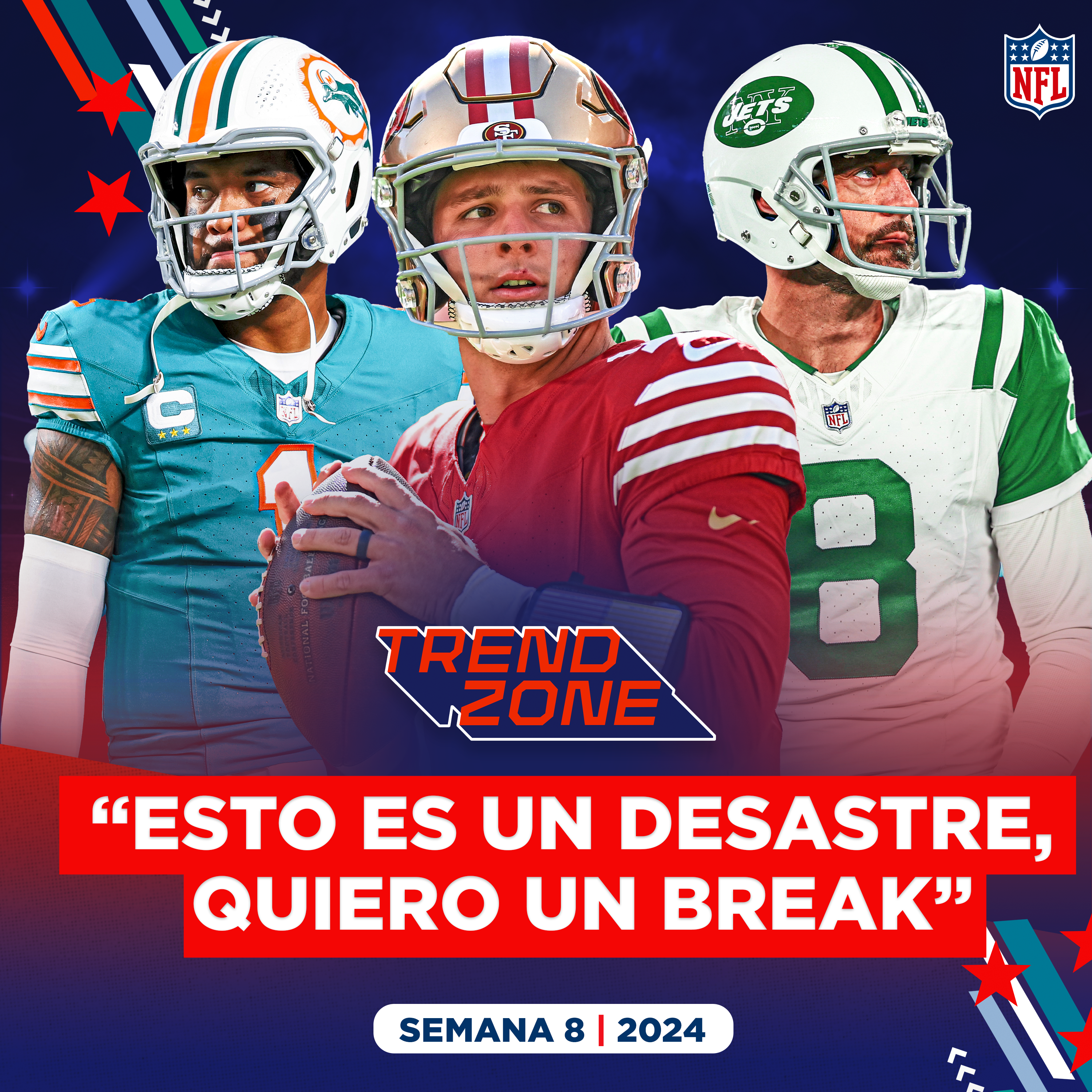 Imagen de ¿Se acabó la temporada de Niners?; Los Jets ACABARON con su mejor aficionado; Miami ARRIESGA con Tua