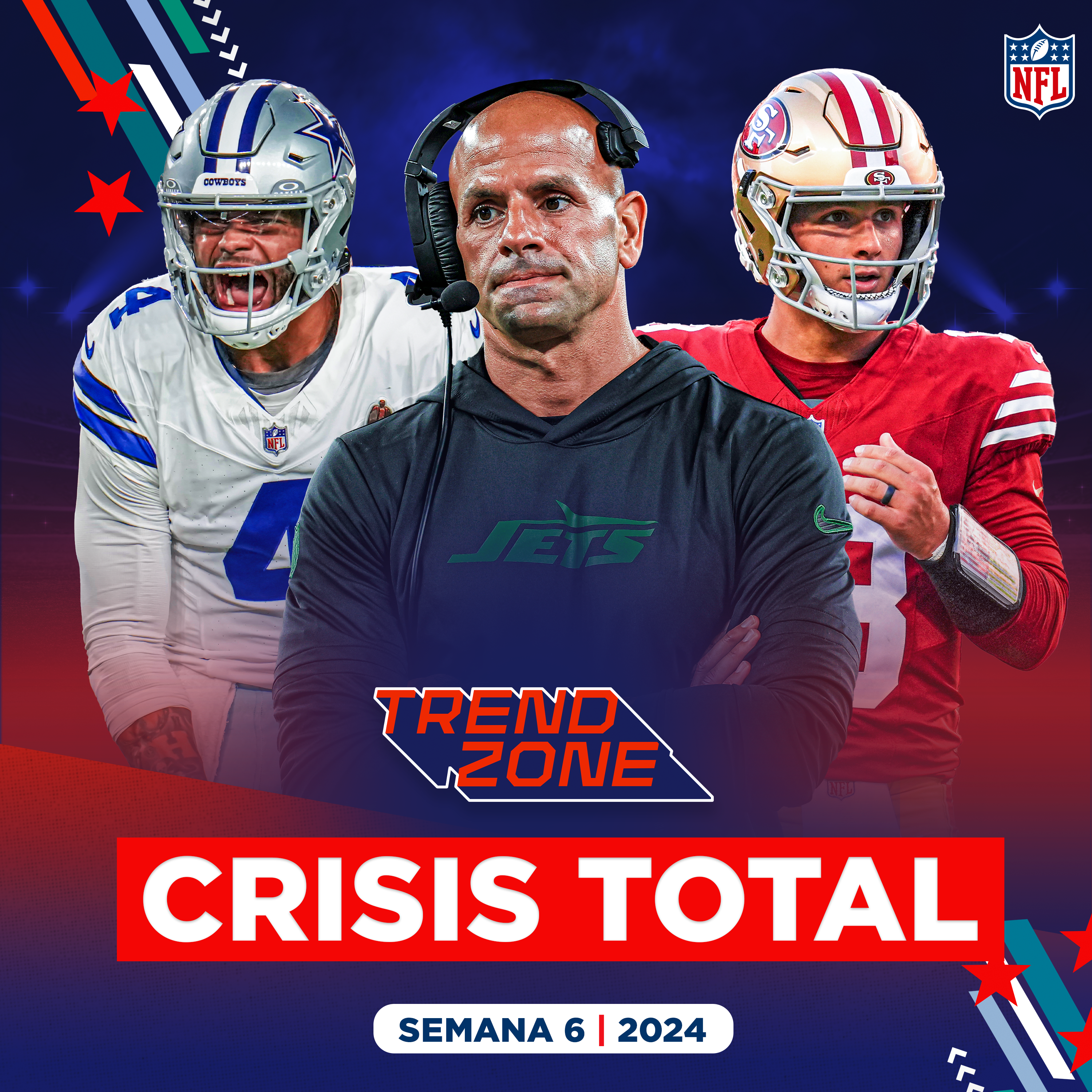 Imagen de ¿Cuál crisis es PEOR? Niners, Cowboys, Jets o Bills. ¿Cómo pueden recuperarse esos equipos de sus malos inicios y sus problemas?