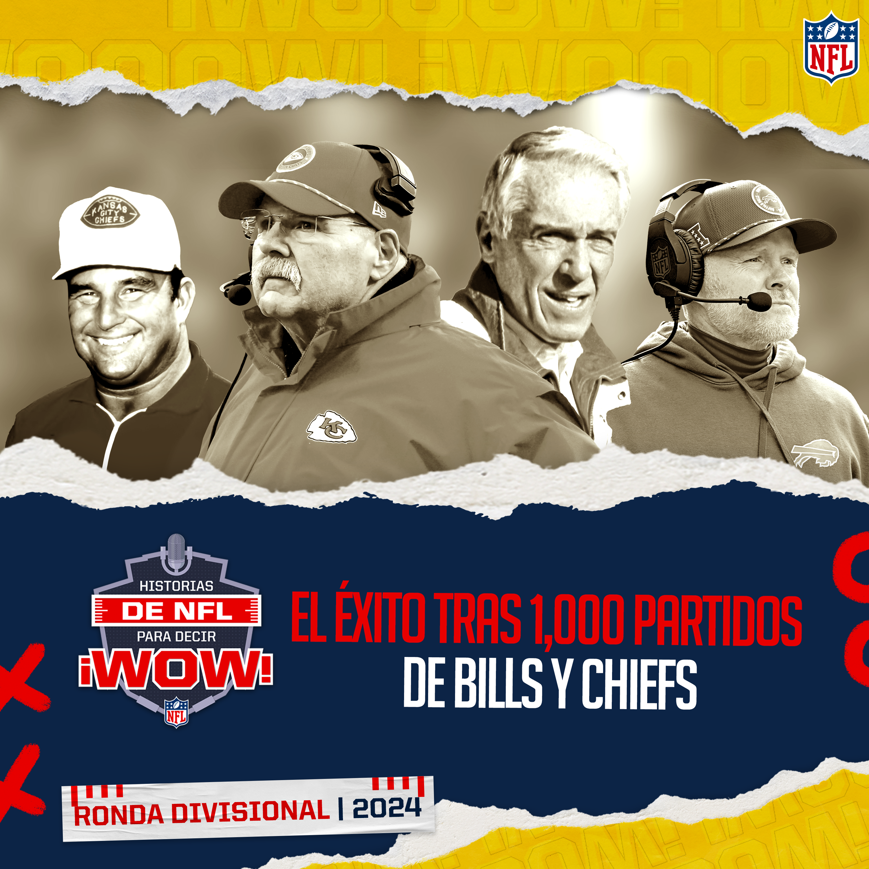 Imagen de Tras mil partidos jugados, este el es el éxito de Bills y Chiefs a 65 años de sus nacimientos