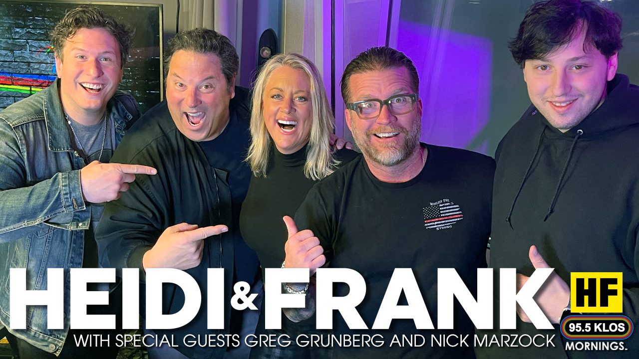 Heidi and Frank with special guests Greg Grunberg and Nick Marzock