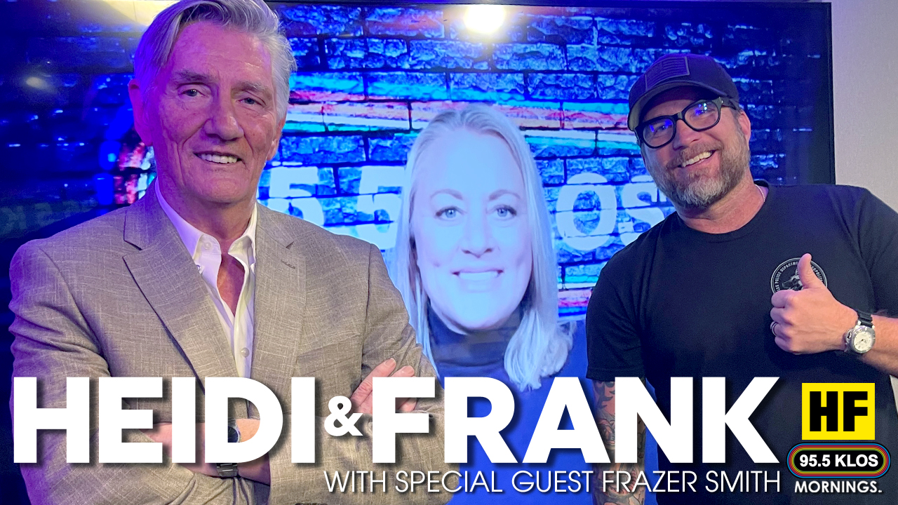 Heidi and Frank with guest Frazer Smith