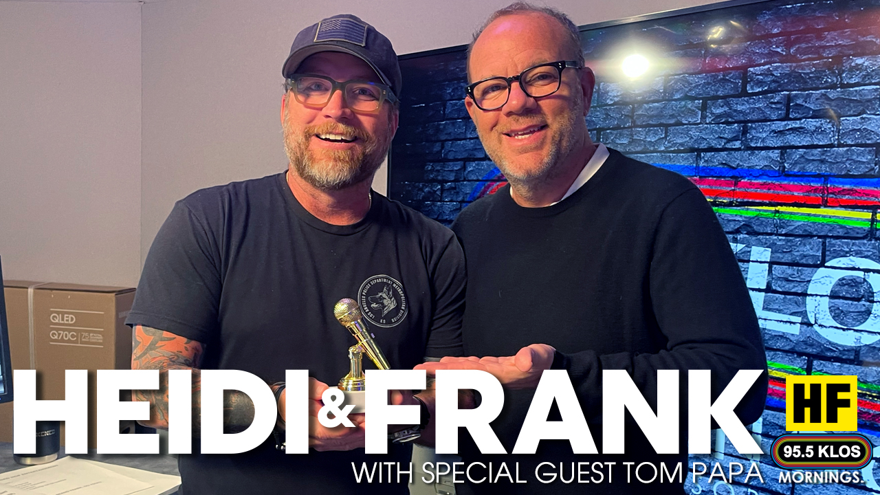 Heidi and Frank with guest Tom Papa