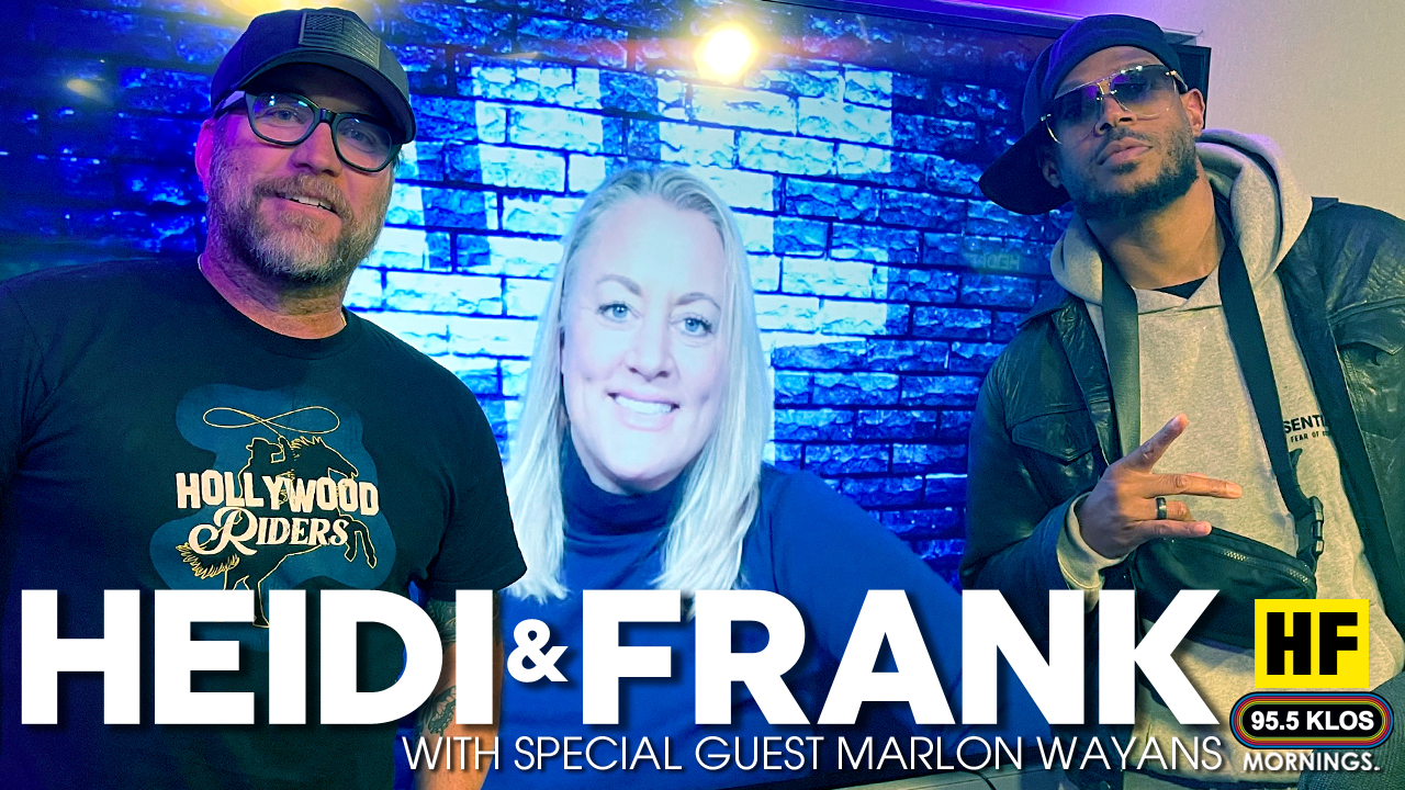 Heidi and Frank with guest Marlon Wayans