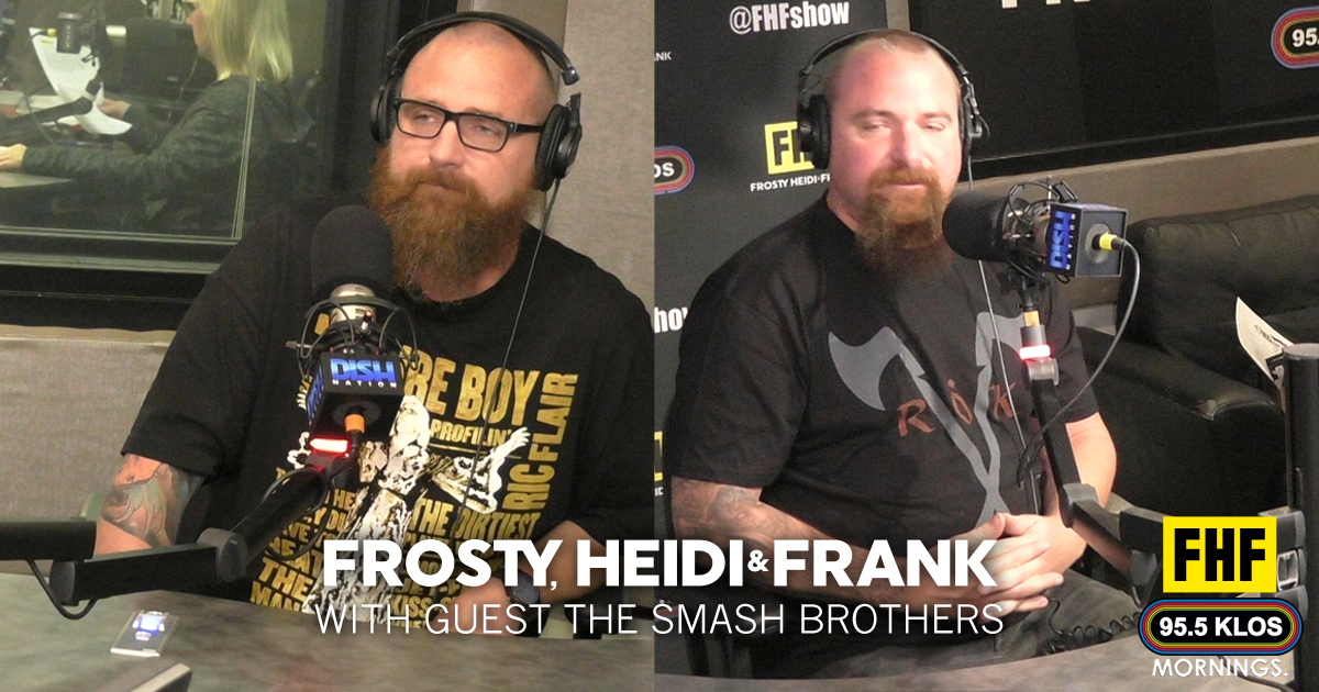 Frosty, Heidi and Frank with guest The Smash Brothers