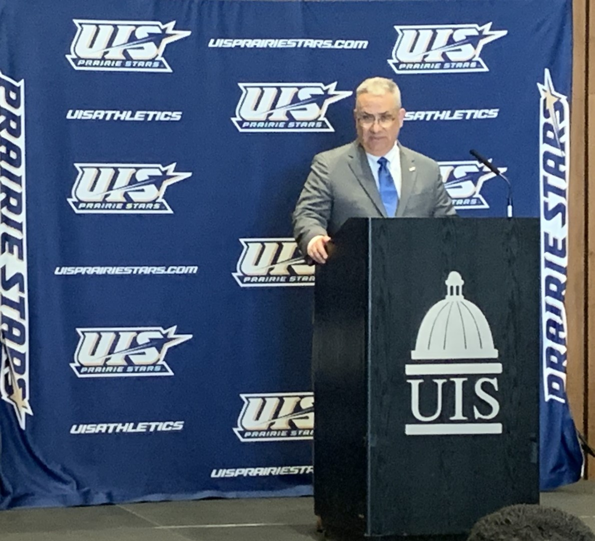 University of Illinois Springfield Athletics Director Mike Hermann