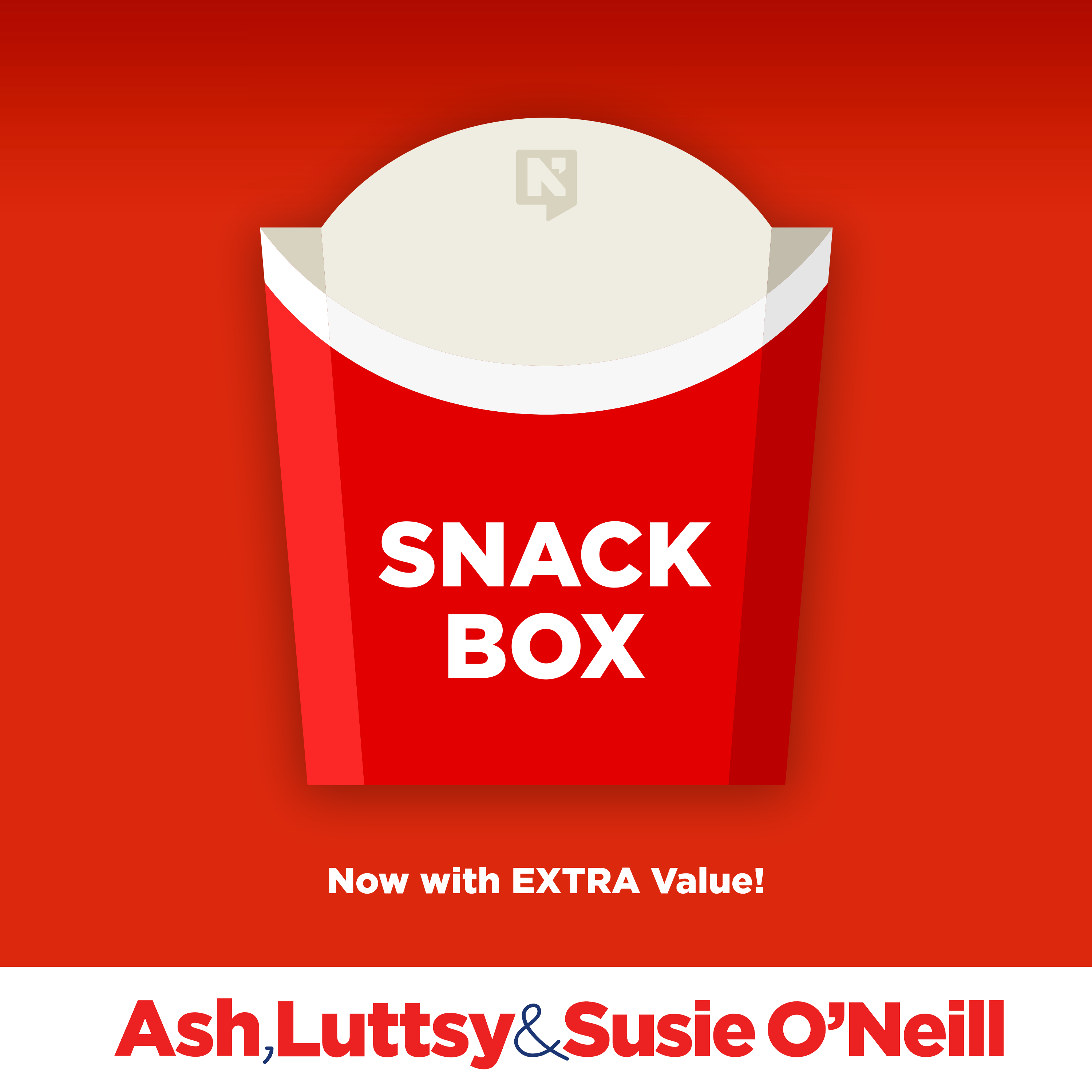 The Ash, Luttsy & Susie O'Neill Snackbox | Friday 10th May