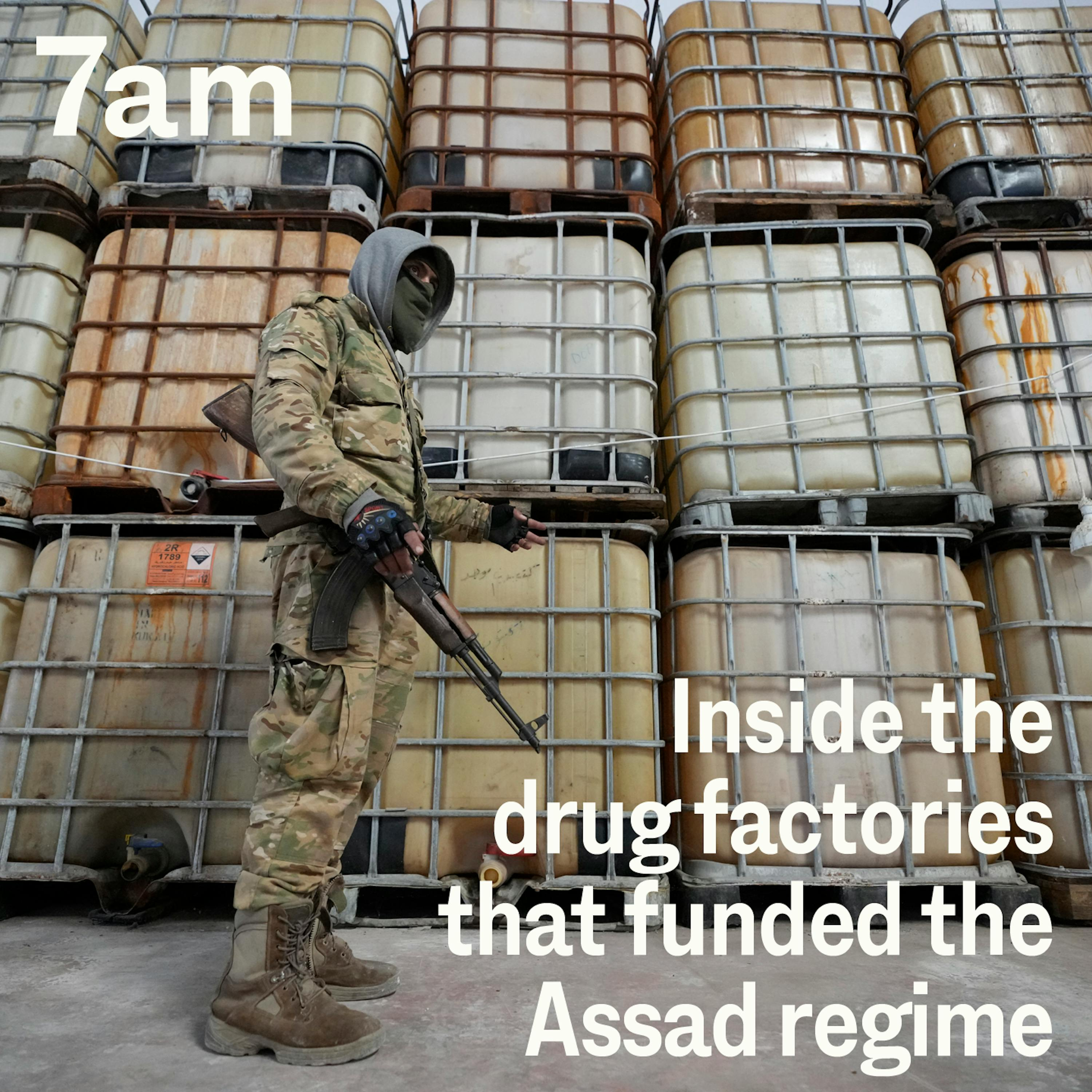 Inside the drug factories that funded the Assad regime - podcast episode cover