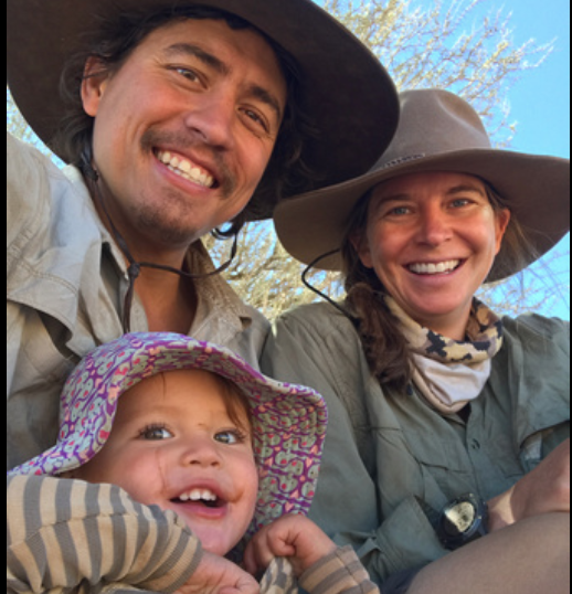 LISTEN: The couple who hiked across the desert with their toddler.