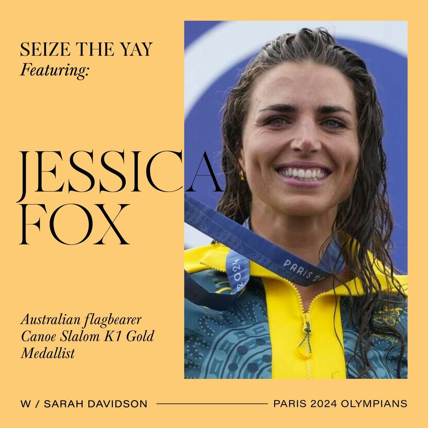 OLYMPIAN SPOTLIGHT // JESS FOX // Australian Flagbearer, Canoe Slalom K1 Gold Medallist