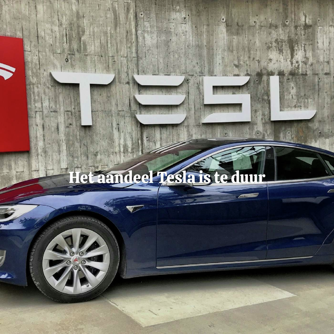 Het aandeel Tesla is te duur