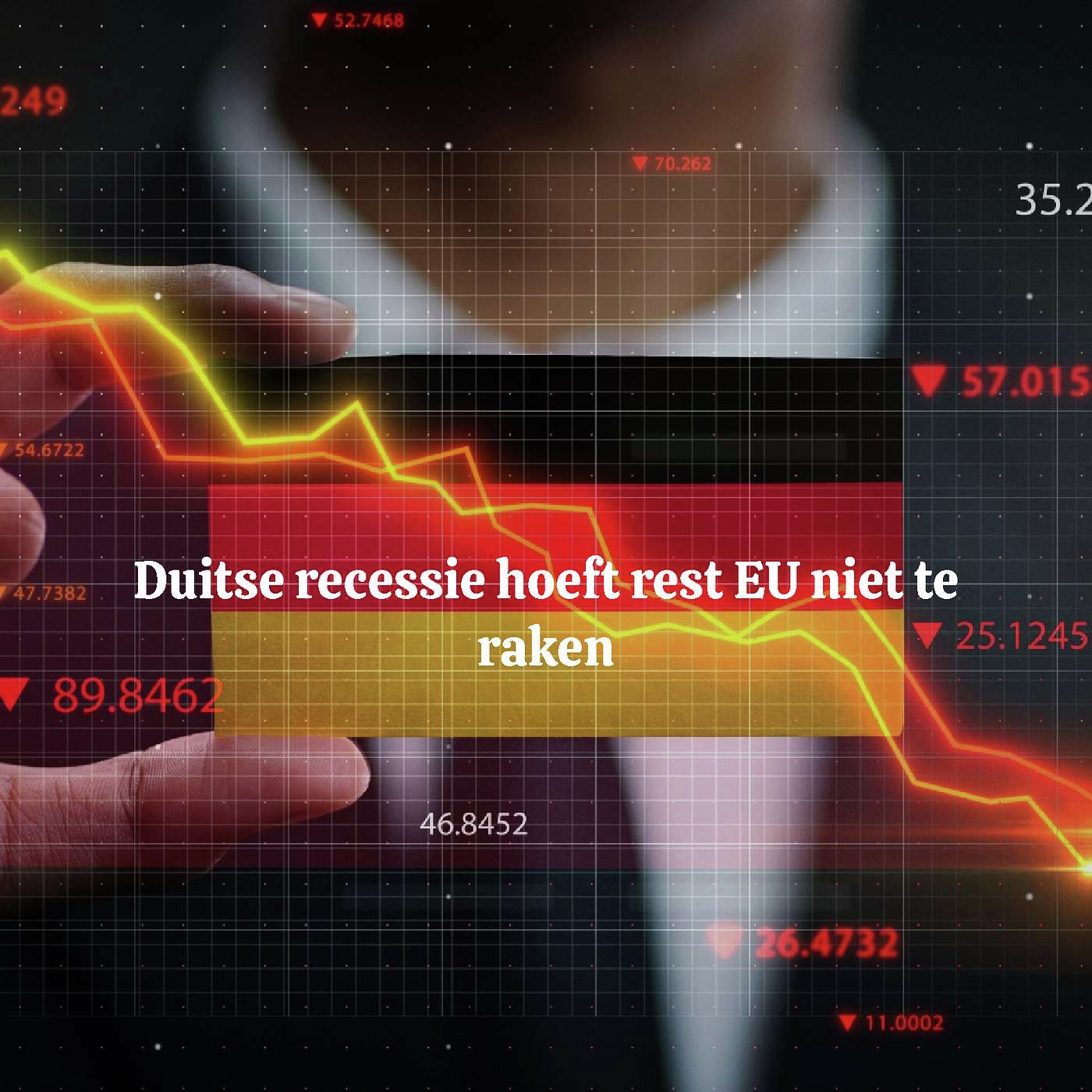 Duitse recessie hoeft rest EU niet te raken