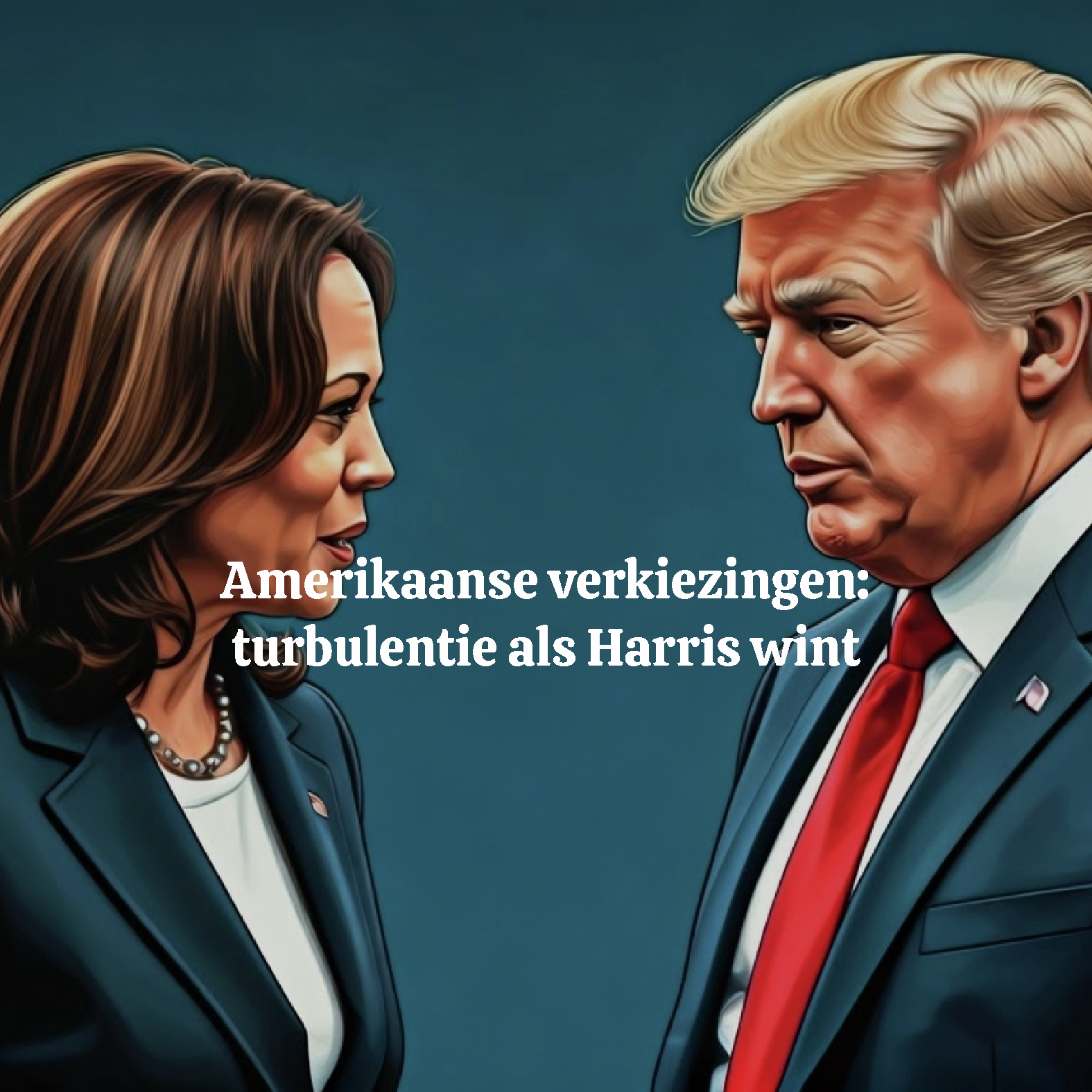 Amerikaanse verkiezingen: turbulentie als Harris wint