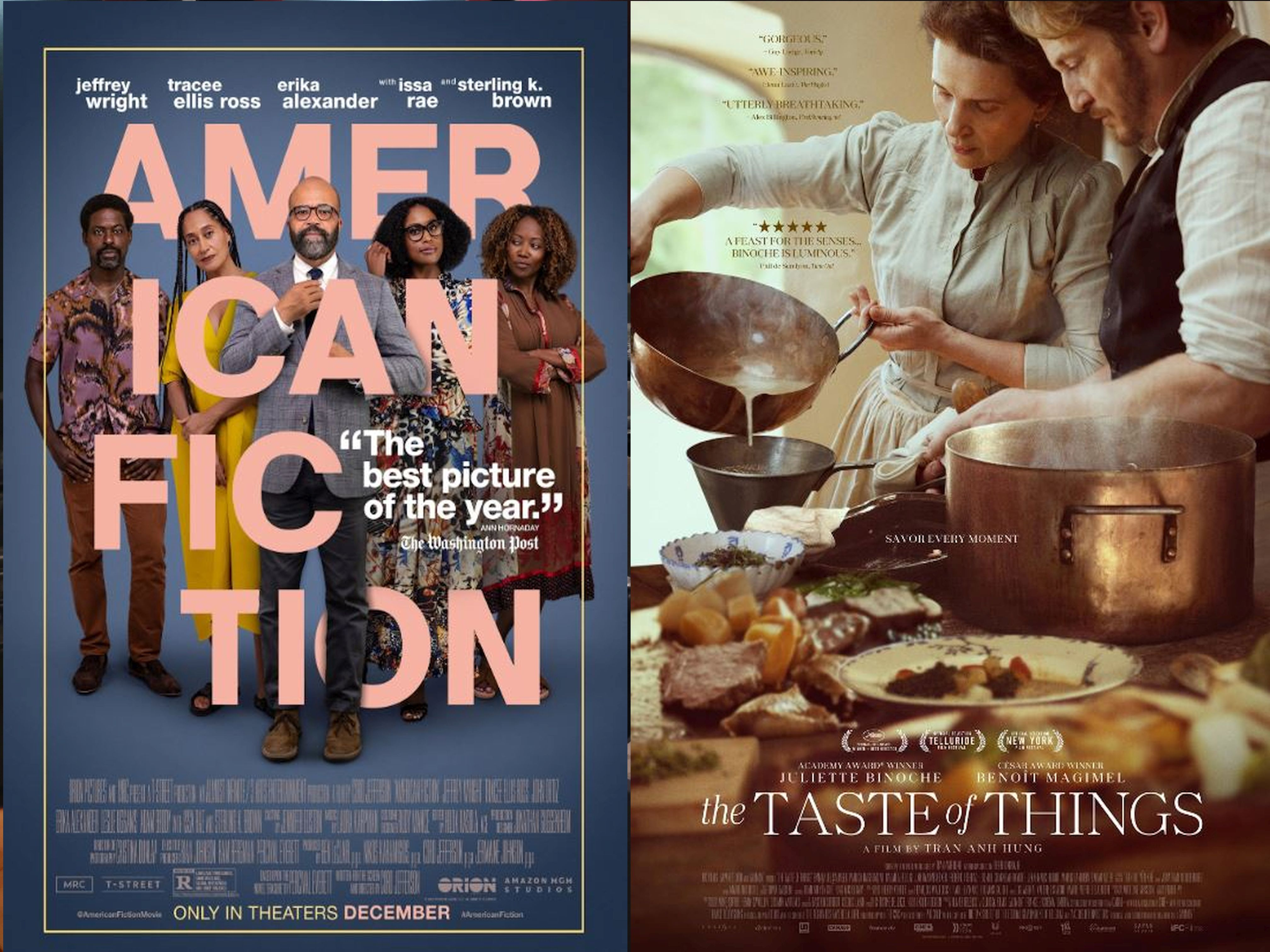 Flick Pick - American Fiction (2023) and The Taste of Things (2023)