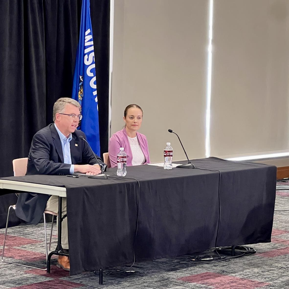 Brad Pfaff-Stacey Klein District 32 debate of Wisconsin state Senate 