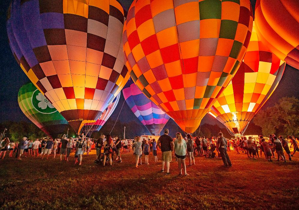 When is the 18th Annual Balloon Glow happening?