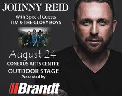 JOHNNY REID IS EXCITED TO PLAY AN OUTDOOR SHOW IN REGINA