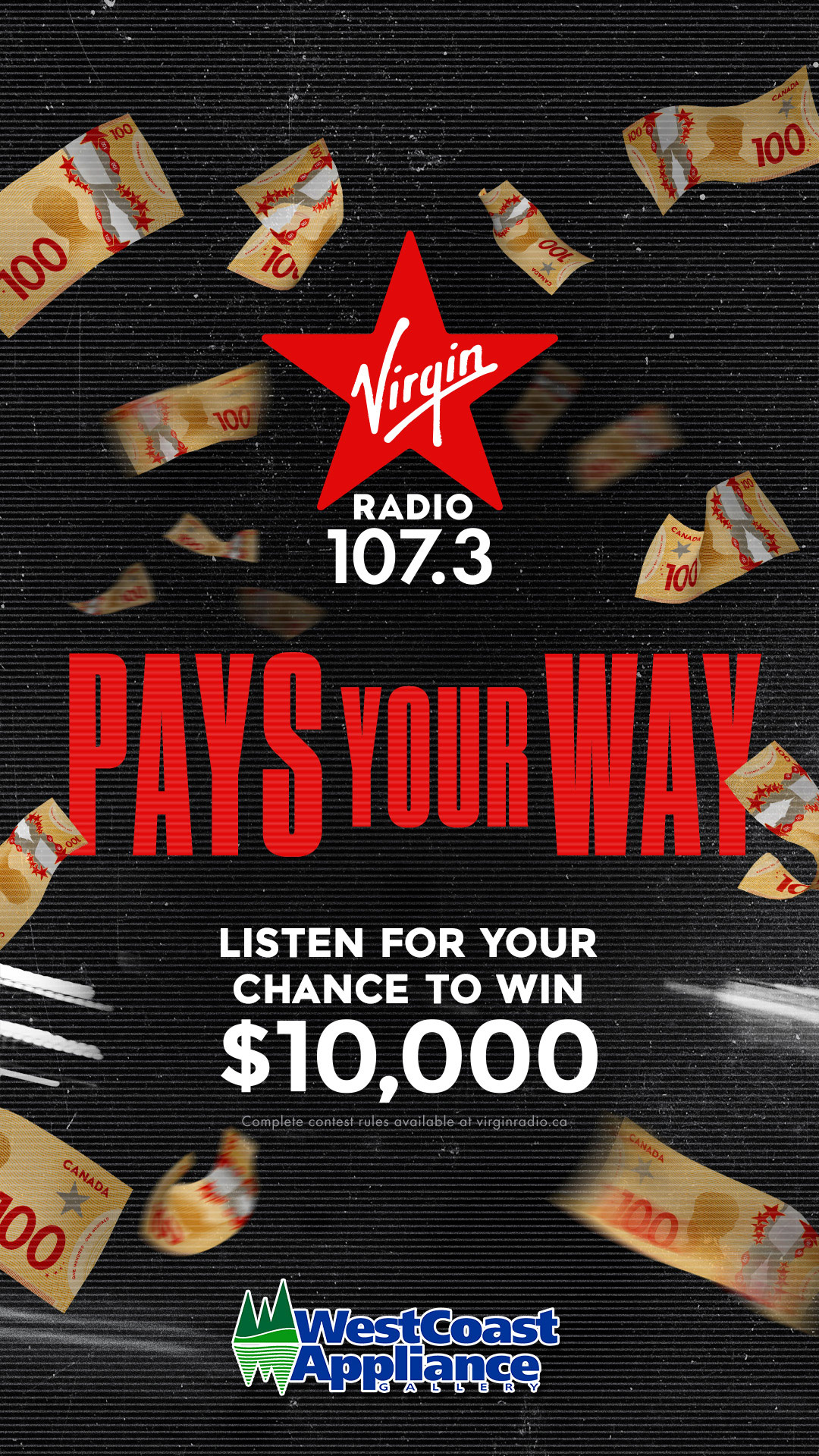 Virgin Radio Pays Your Way Winner