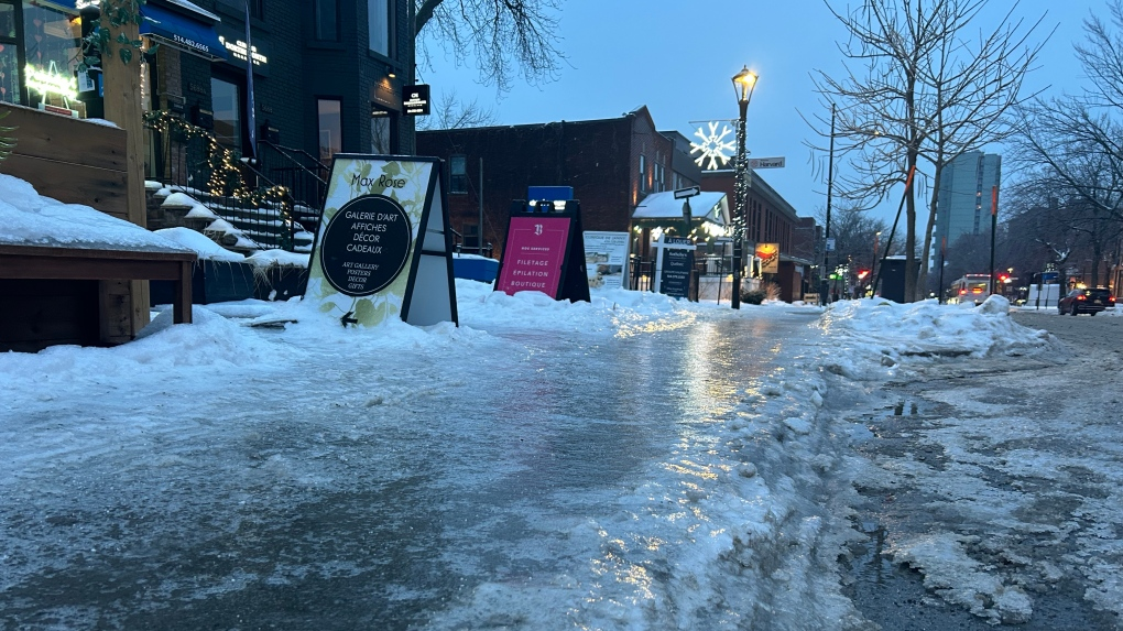 CITY HALL: What's Montreal's plan of action for slippery sidewalks?