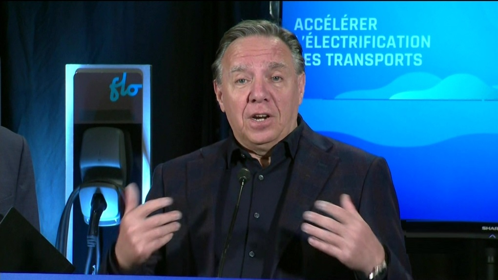 Francois Legault is betting the province's future on electric vehicles