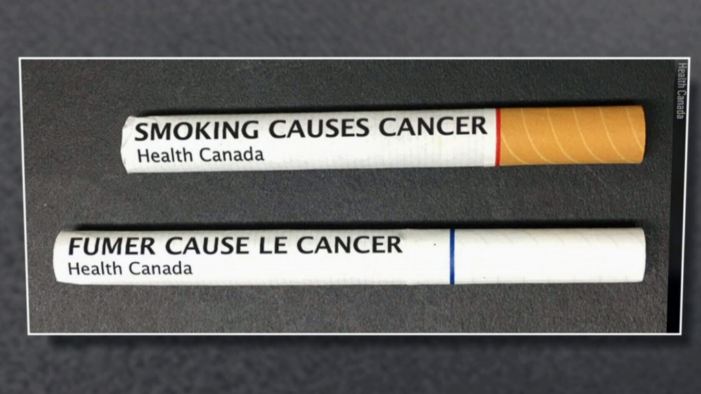 TMR "n a world first, king-size cigarettes in Canada must feature one of these warnings" Rob Cunningham Interview
