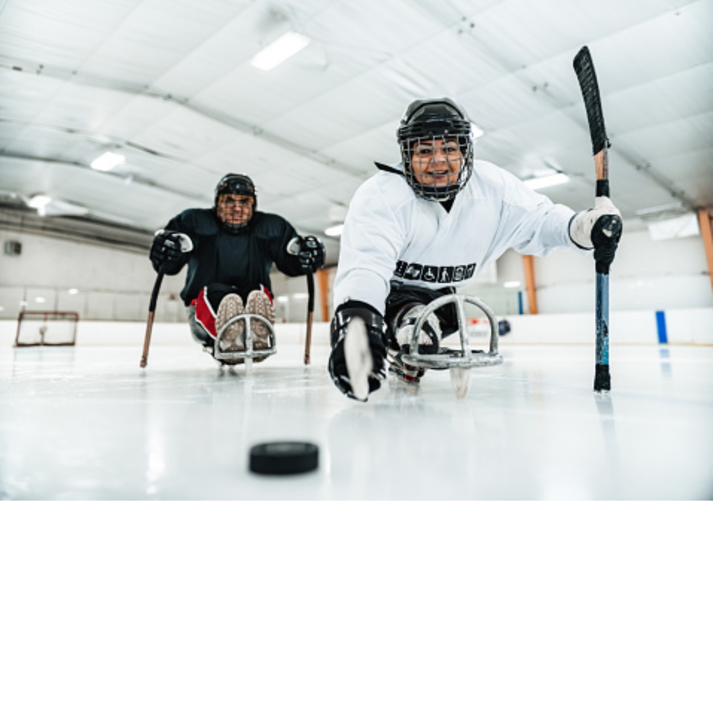 Mark Leblanc Competing on Team NB In Para-Hockey Tournament