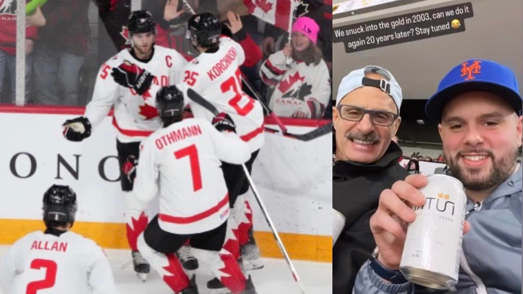 Halifax rapper & dad go viral after sneaking into gold medal game  - here's how they did it