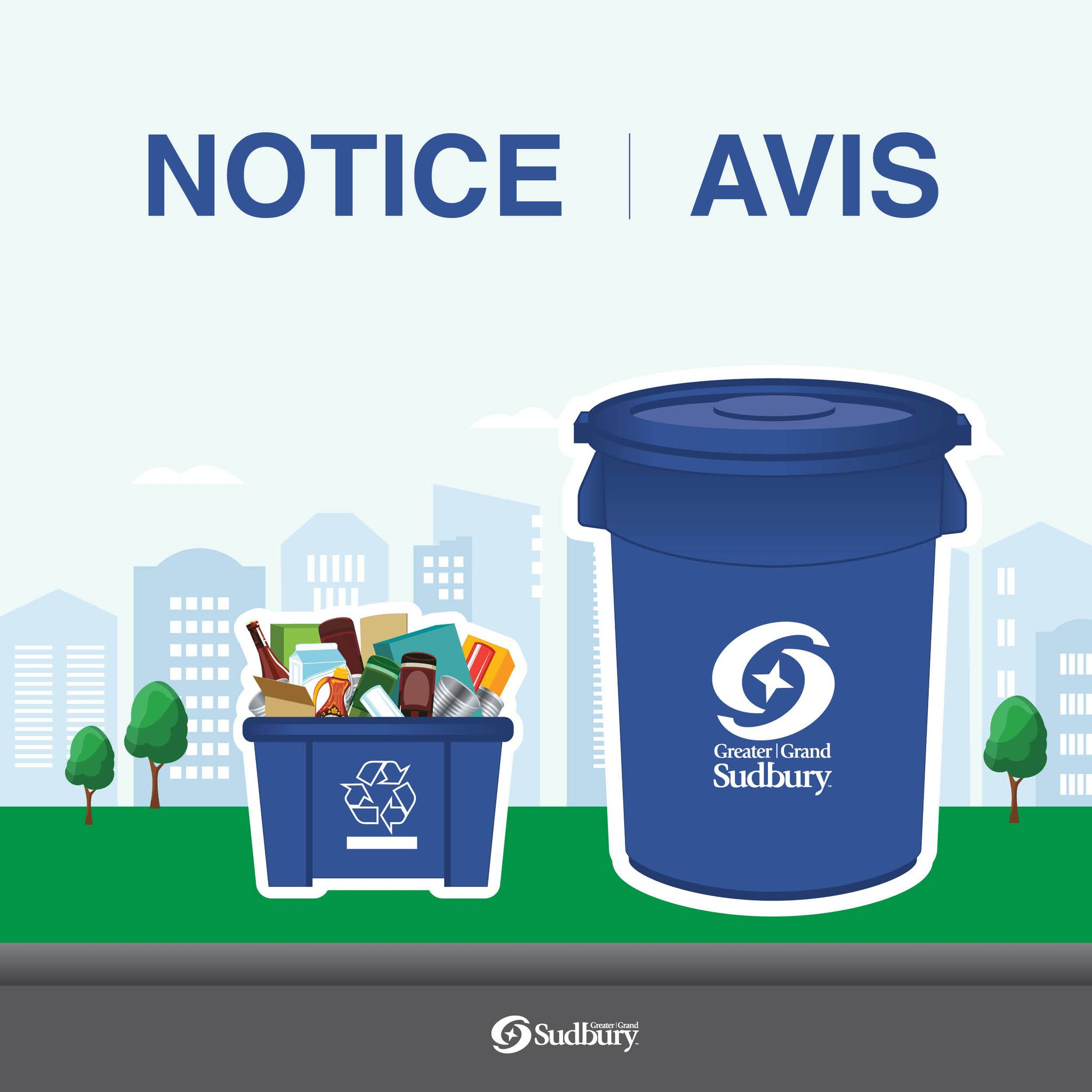 A BIG change is happening  with Recycle blue boxes next week!