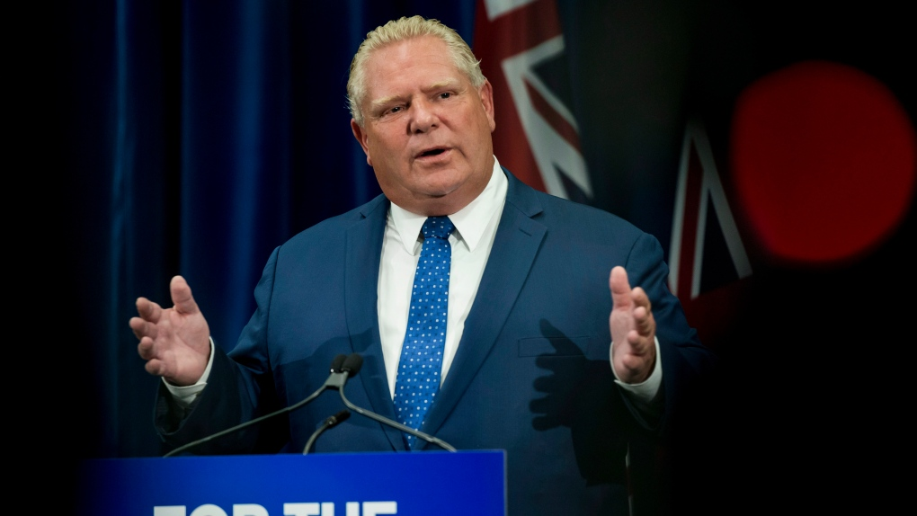 Premier Doug Ford joins Deb Hutton in the Newstalk1010 studios