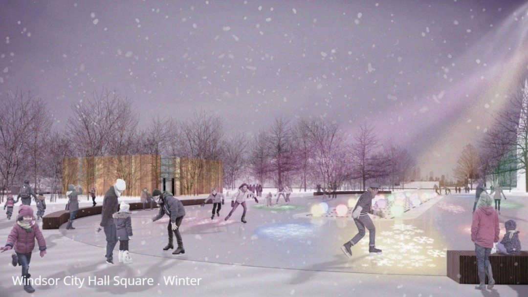 Cost rising for new ice rink at Windsor City Hall Square