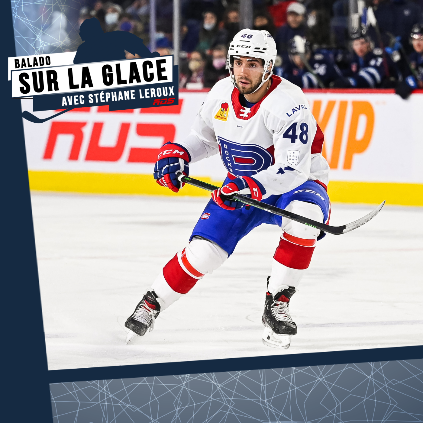 Sur la glace : Peter Abbandonato et Marc Denis