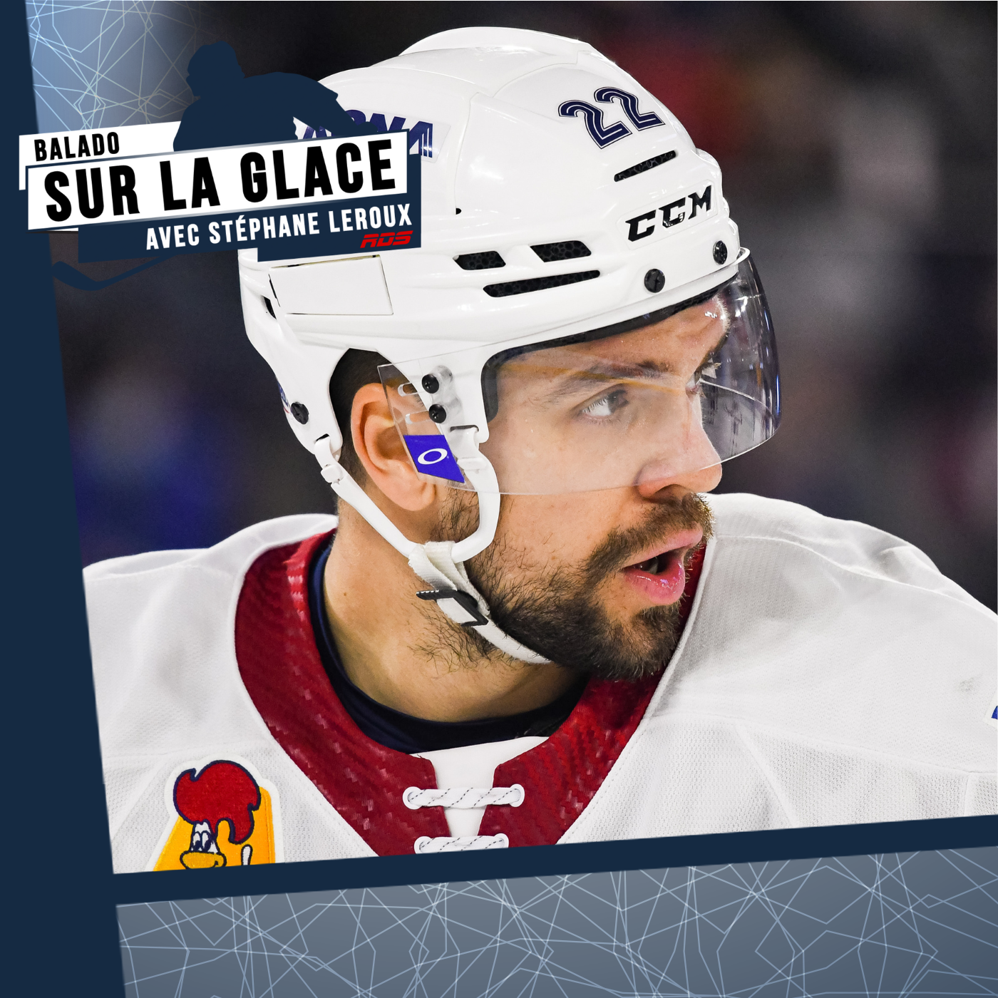 Sur la glace : Alex Belzile, Gordie Dwyer et Éric Bélanger