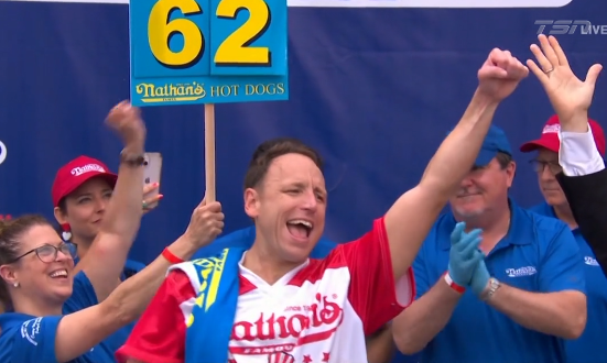 Nathan's Hot Dog Eating Contest Winner