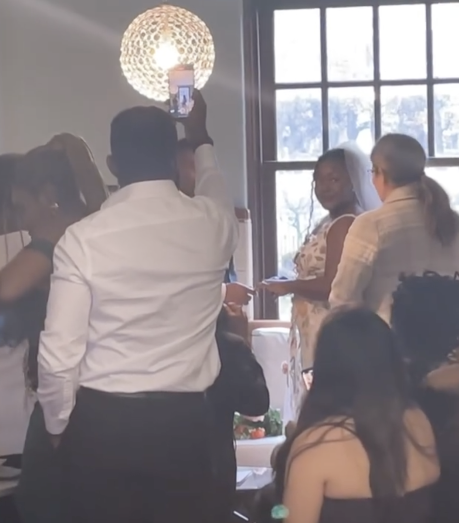The internet is divided over this shocking pop-up wedding