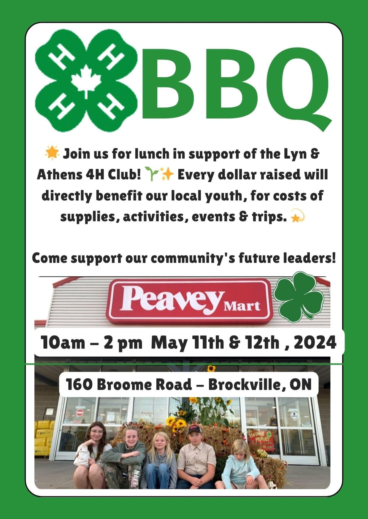 Katie Moss tells us about the Lyn Athens 4H Club and a BBQ Saturday on our wake-up call