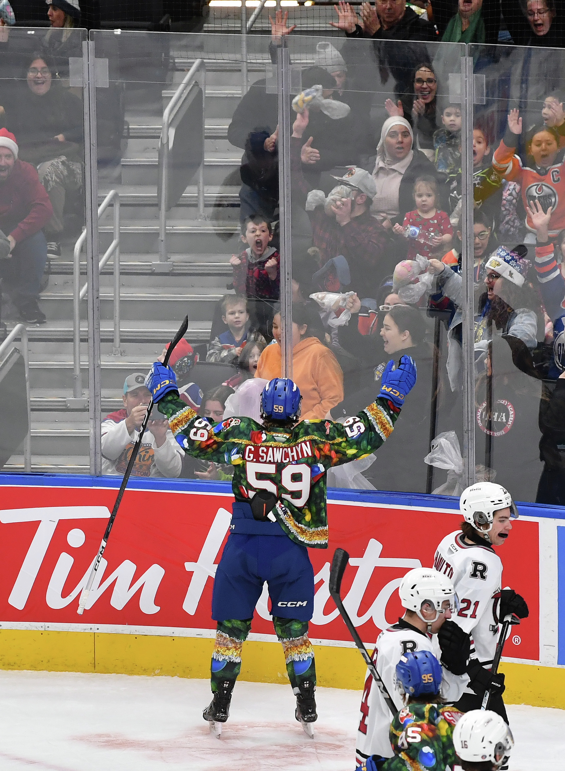 2024 Teddy Bear Toss Goal and Reaction