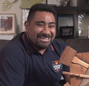 Award winning Tongan builder Cedric Folaumoetu'i.