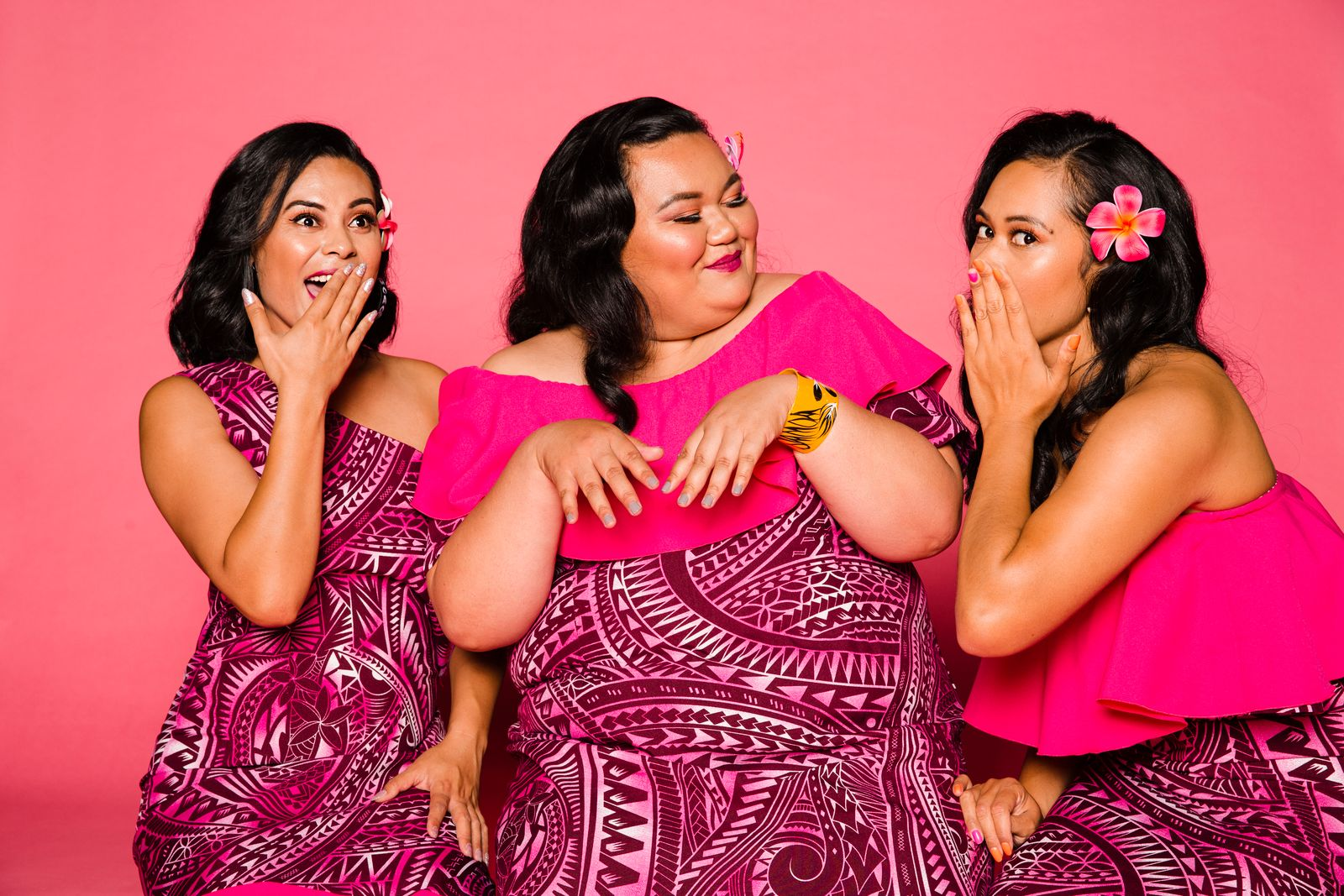 Gaby Solomona, Hillary Samuela & Suivai Autagavaia - SIS takes authentic stories of sisterhood and special bond between  three Pasifika girls.