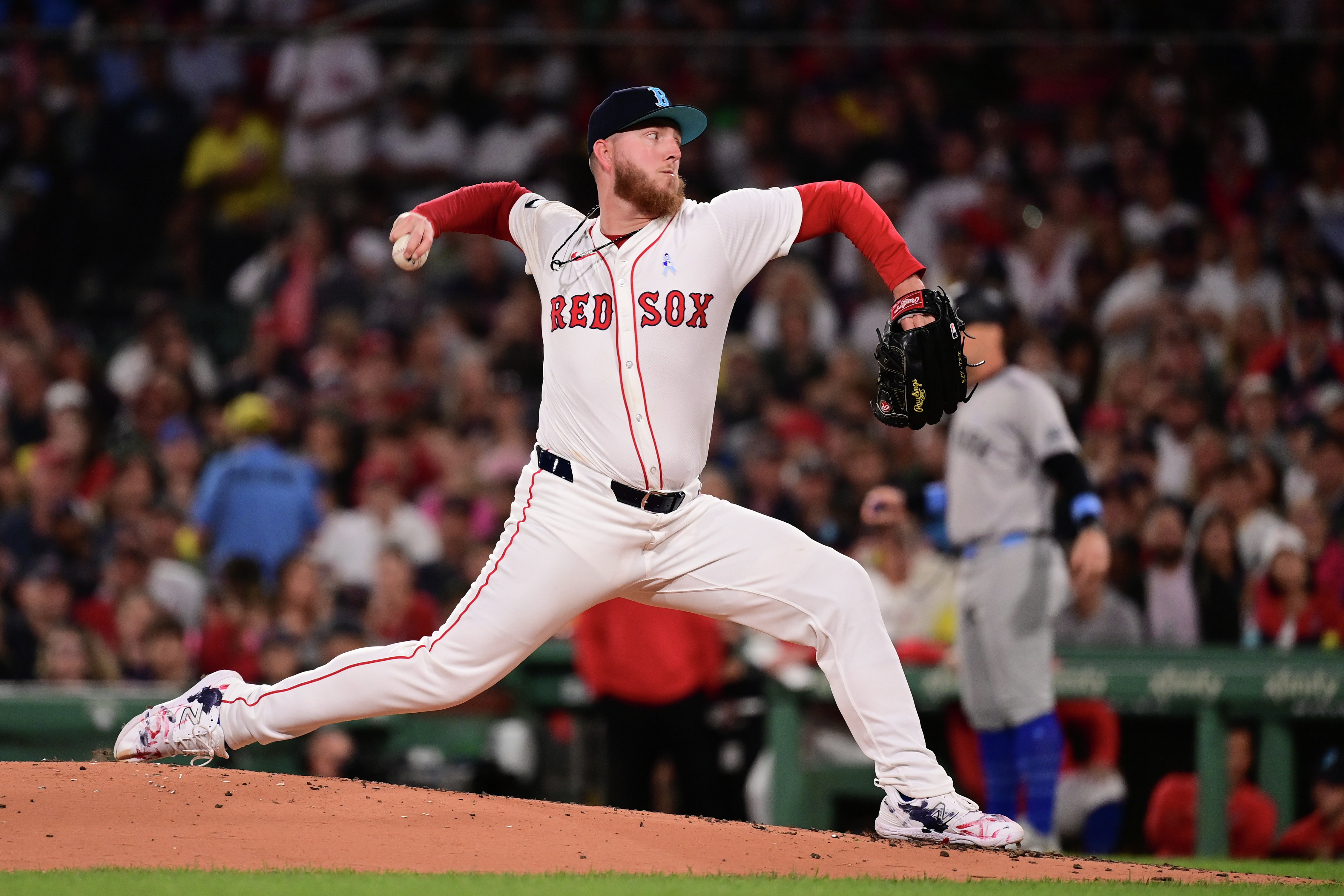 Zack Kelly keeps the Red sox on top after getting out of a bases-loaded, no out jam