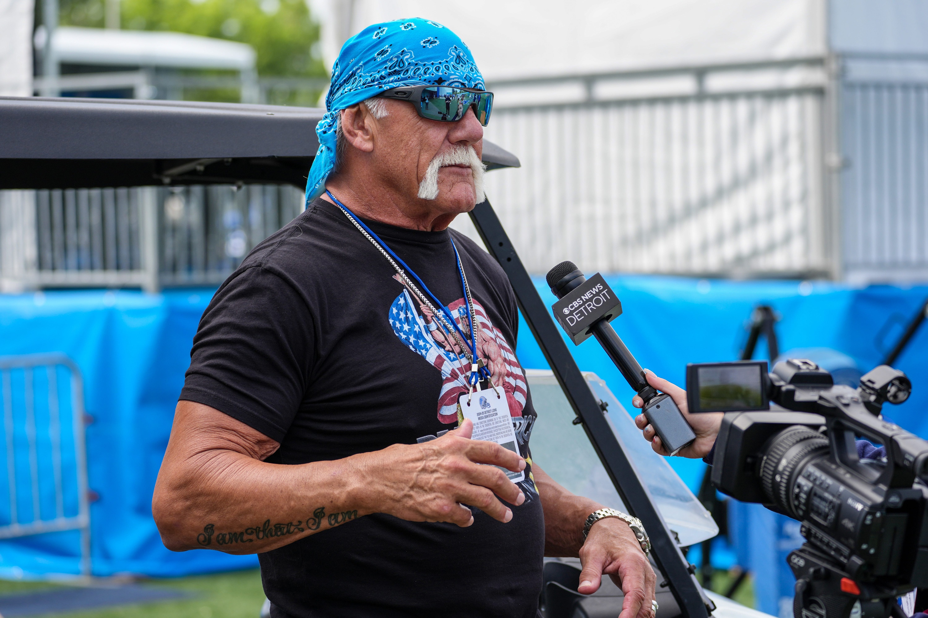 Are You Bothered By Hulk Hogan's Appearance At Lions' Training Camp?