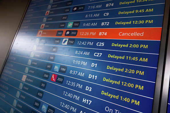 How hard have different airlines been hit by today's tech outage?